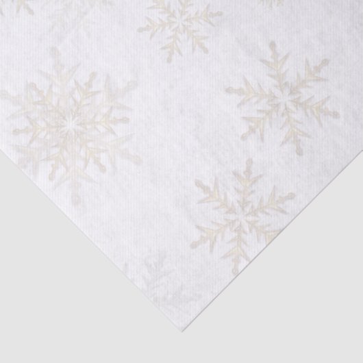 Zilveren en goudneeuwvlokken tissuepapier (Detail)
