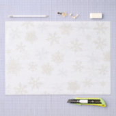 Zilveren en goudneeuwvlokken tissuepapier (Craft)
