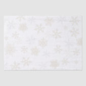 Zilveren en goudneeuwvlokken tissuepapier (Voorkant)