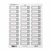 Zilveren en Roze Faux Glitter Eerste Verjaardag Etiket (Full Sheet)