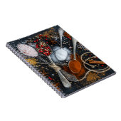 Zilveren en specerijen notitieboek (Rechterzijde)