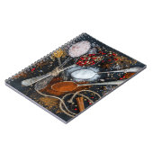 Zilveren en specerijen notitieboek (Linkerzijde)