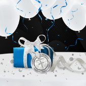 Zilveren en Witte Persoonlijke Kerk Sleutelhanger