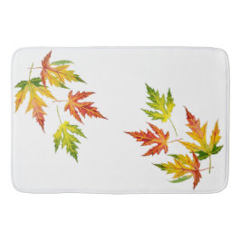 Zilveren esdoorn op een badmat