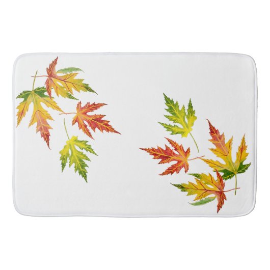 Zilveren esdoorn op een badmat (Voorkant)