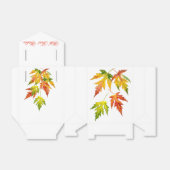 Zilveren esdoorn op een Favor Box Bedankdoosjes (Uitgevouwen)