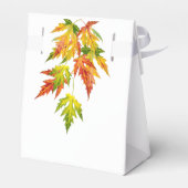 Zilveren esdoorn op een Favor Box Bedankdoosjes (Achterkant)