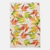 Zilveren esdoorn op een keukenhanddoek (Verticaal)