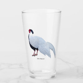Zilveren Fazant Glas Cup
