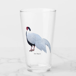 Zilveren Fazant Glas Cup