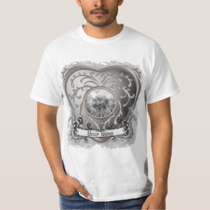 Zilveren Fee Hart t-shirt