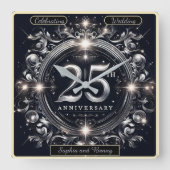 Zilveren feestdag: 25ste Jubileum Vierkante Klok (Voorkant)