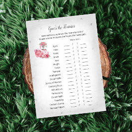 Zilveren Flamingo Ballerina Raad Baby Kenmerken Sp Kaart