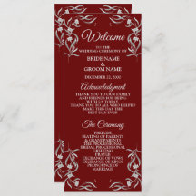  zilveren flessenpatroon rode legante bruiloft