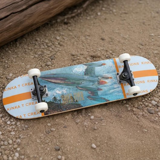 Zilveren Flyer Skateboard Deck 7 7/8"