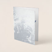 Zilveren FOLIE 1e Jaar Getrouwd Jaar in de Review  Kaarten (Voorkant)