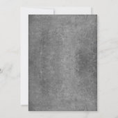 Zilveren folie String Lichten Glitter bruiloft uit Kaart (Achterkant)