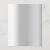 Zilveren foto collage Graduation Party uitnodiging (Achterkant)