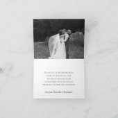 Zilveren franjes elegante cassis Paarse bruiloft f Bedankkaart (Binnen)