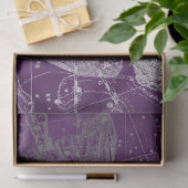 Zilveren Galaxy Star Map Series Design 11 Tissuepapier (Geschenk)