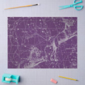 Zilveren Galaxy Star Map Series Design 3 Tissuepapier (Craft)