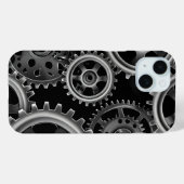 Zilveren Gear Matrix Phonehoesje Case-Mate iPhone Case (Achterkant (horizontaal))