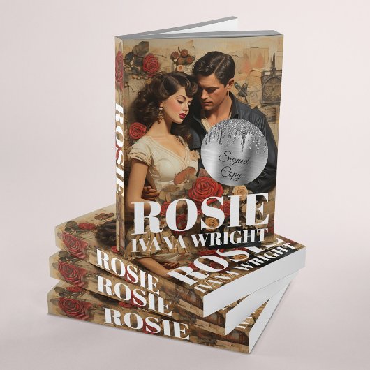 Zilveren geborsteld Folie Faux Glitter Drip Signed Ronde Sticker