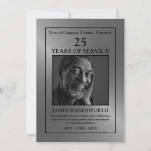 Zilveren/gepersonaliseerde foto - Employee Award K Kaart