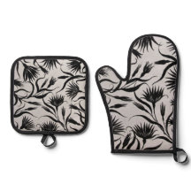 Zilveren gewatteerde hittebescherming, Ovenwanten 