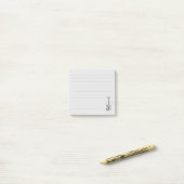 Zilveren Gitaar Post-it Notitie Post-it® Notes (Op bureau)