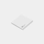 Zilveren Gitaar Post-it Notitie Post-it® Notes (Schuin)