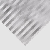 Zilveren Glam Stripes Tissuepapier (Detail)