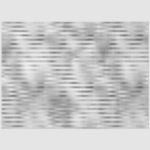 Zilveren Glam Stripes Tissuepapier