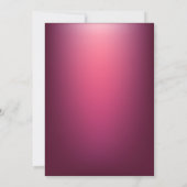 Zilveren Glitter Diamanten Rood Afscheid Feest Kaart (Achterkant)