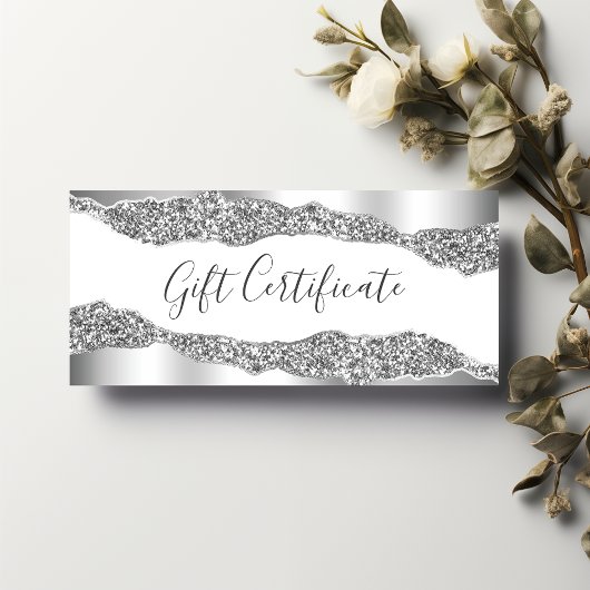 Zilveren Glitter Diamonds Glam Cadeaubon