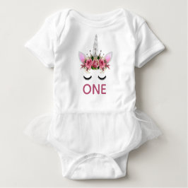 Zilveren Glitter Eenhoorn Prinses Romper