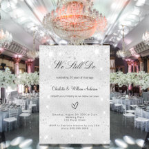 Zilveren glitter elegante gelofte vernieuwing brui