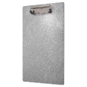 Zilveren glitter faux sparkly glimmend klembord (Links)