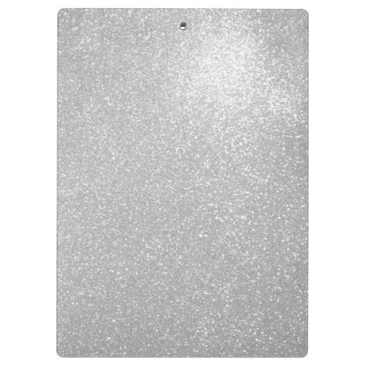 Zilveren glitter faux sparkly glimmend klembord (Achterkant)