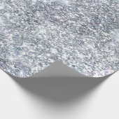 Zilveren Glitter Glam Bling Trend Stijlvol Cadeau  Cadeaupapier (Hoek)