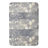 Zilveren Glitter Glamour Glam Moderne Trend Badmat (Voorkant Verticaal)