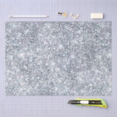 Zilveren glitter glamour trendy stijlvolle cadeau tissuepapier (Craft)