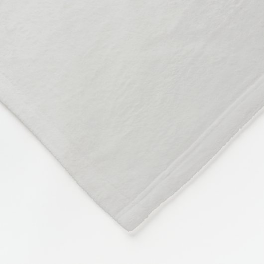 Zilveren Glitter Glans Metaal Monogram Naam Fleece Deken (Hoek)