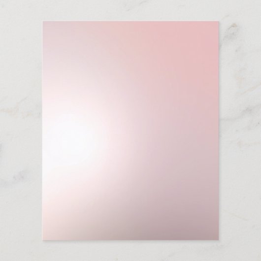 Zilveren glitter lijst roze boog flyer (Achterkant)