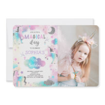 Zilveren Glitter Magische Eenhoorn Verjaardagsfoto