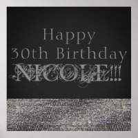 Zilveren Glitter Moderne Glam Lovertjes Feestbanne