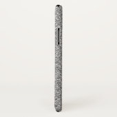 Zilveren Glitter Persoonlijke Naam Script Case-Mate iPhone Case (Achterkant / rechts)