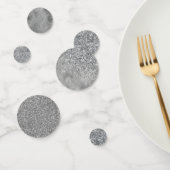 Zilveren Glitter Sparkel Confetti (Groep)