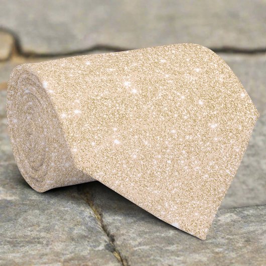 Zilveren Glitter Textuur Geel Sparkling Glanzend Stropdas