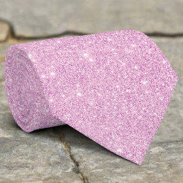 Zilveren Glitter Textuur Paarse Sparkling Shiny Stropdas